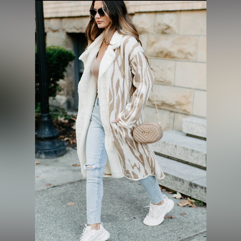 NWT Sherpa lined cardigan